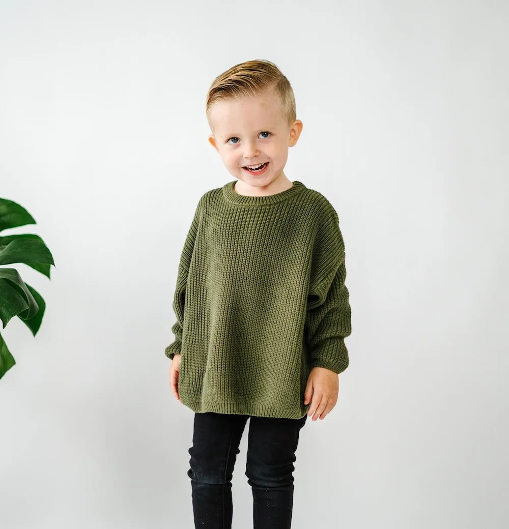 Belan.J Kids Knit Sweater - Cypress