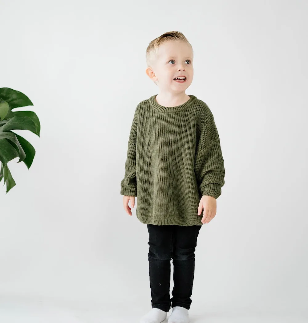 Belan.J Kids Knit Sweater - Cypress