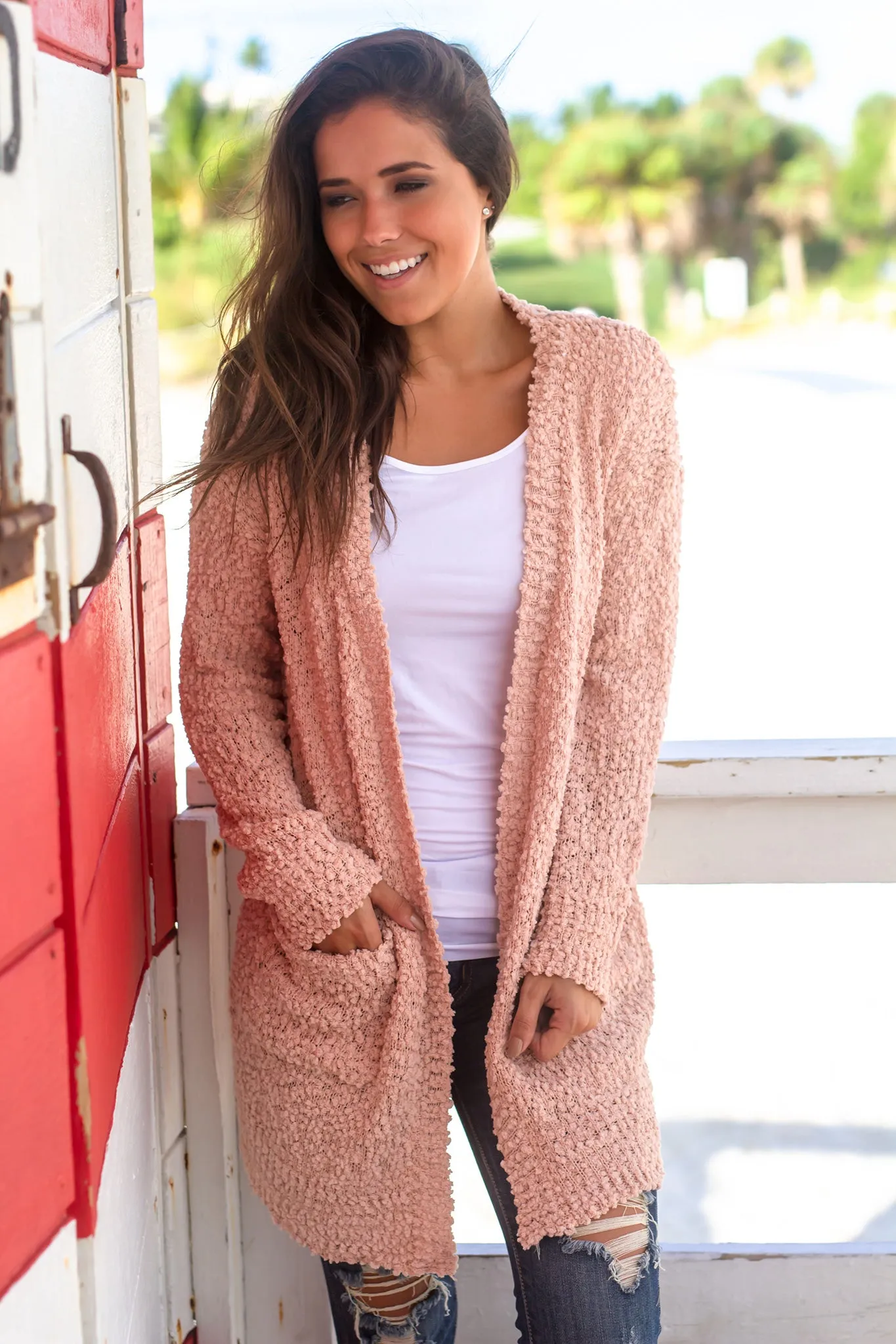 Blush Knit Cardigan