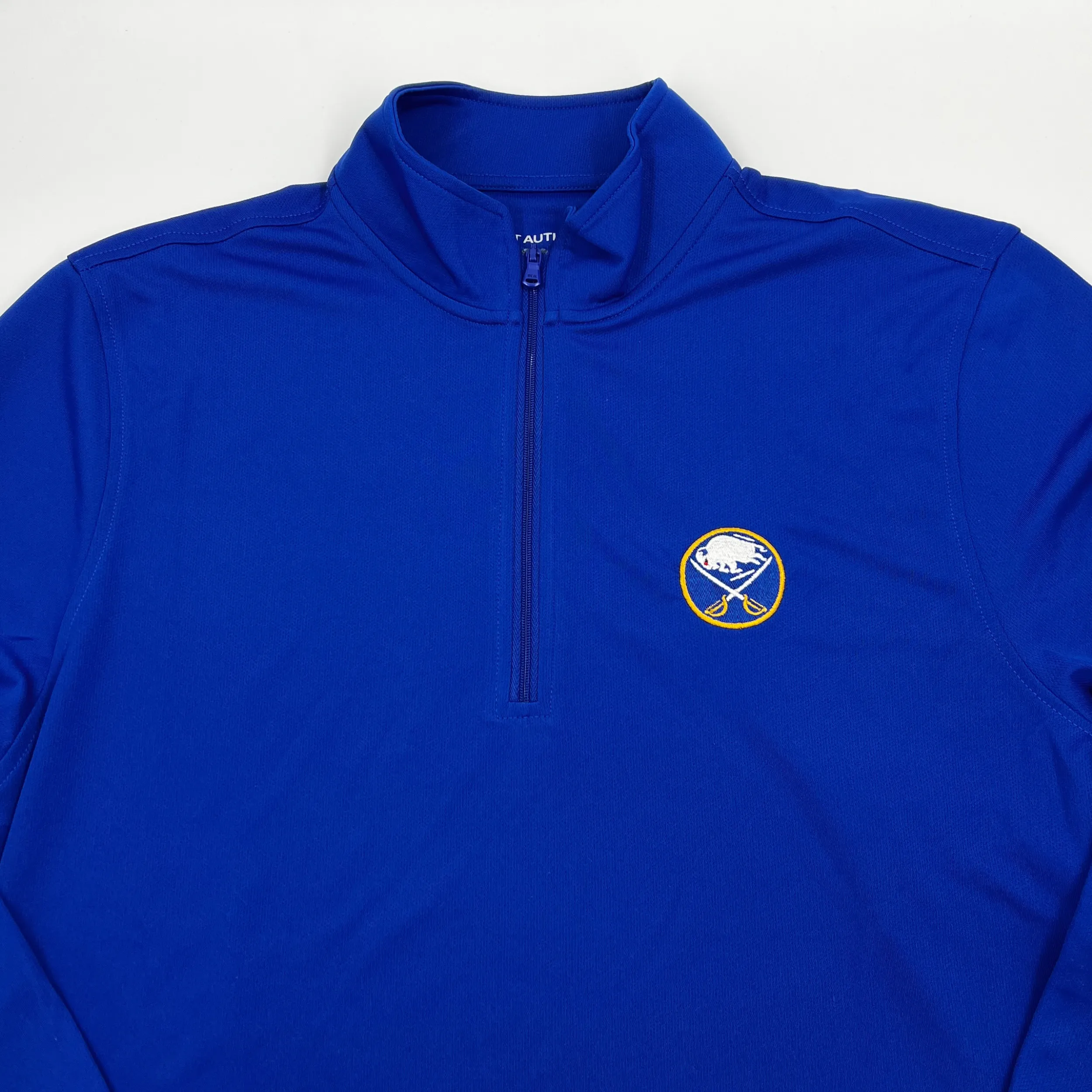 Buffalo Sabres Royal Blue Quarter Zip With Embroidered Logo