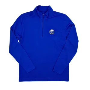 Buffalo Sabres Royal Blue Quarter Zip With Embroidered Logo