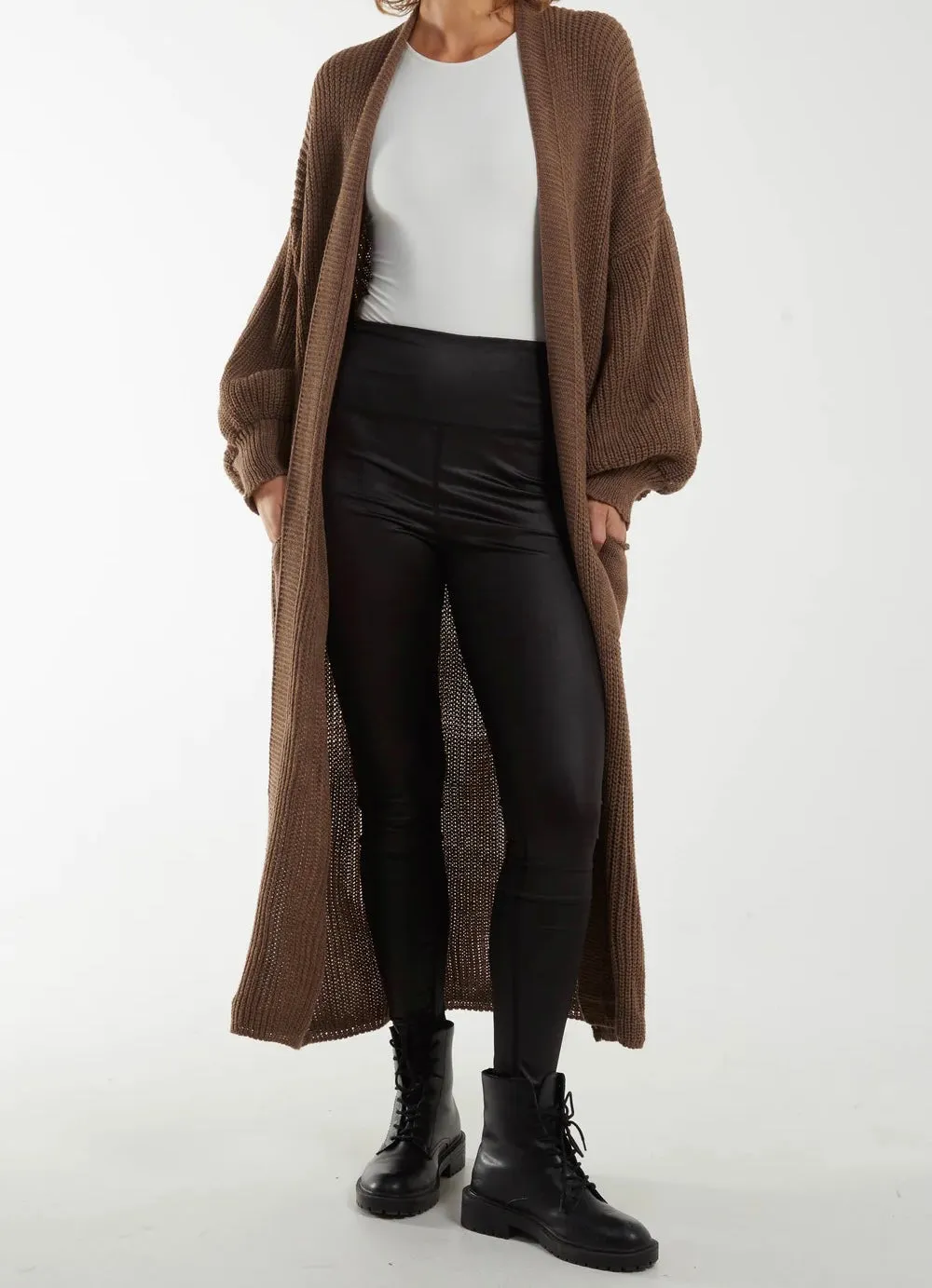 Chunky Knit Longline Cardigan (3 Colours)