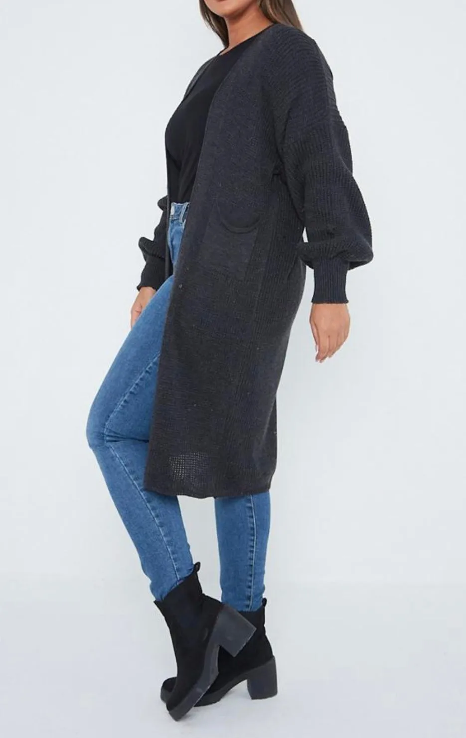 Chunky Knit Longline Cardigan (3 Colours)