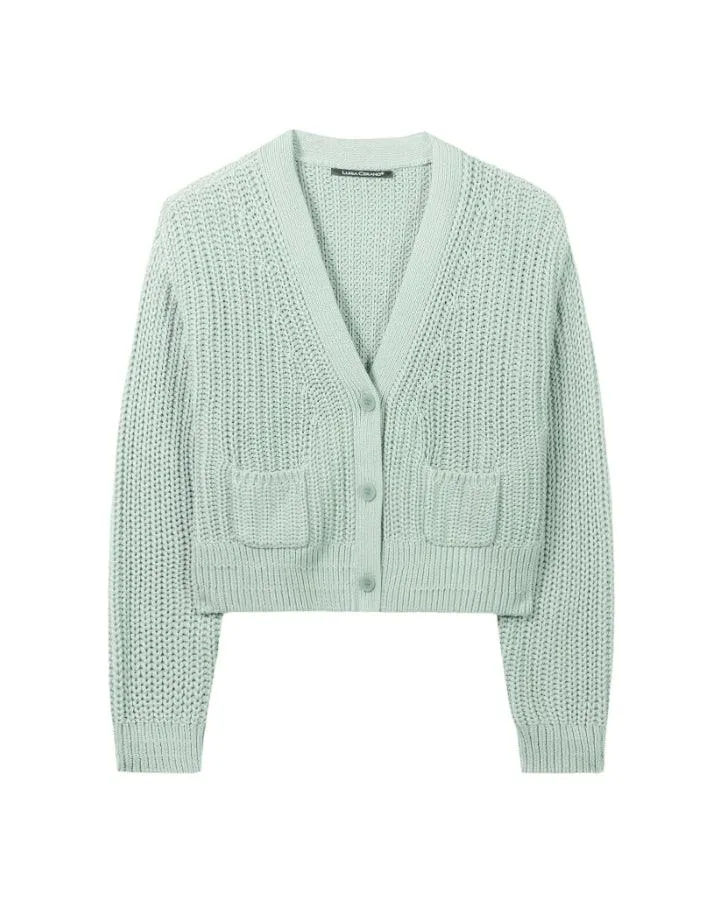 Chunky Knit Short Cardigan