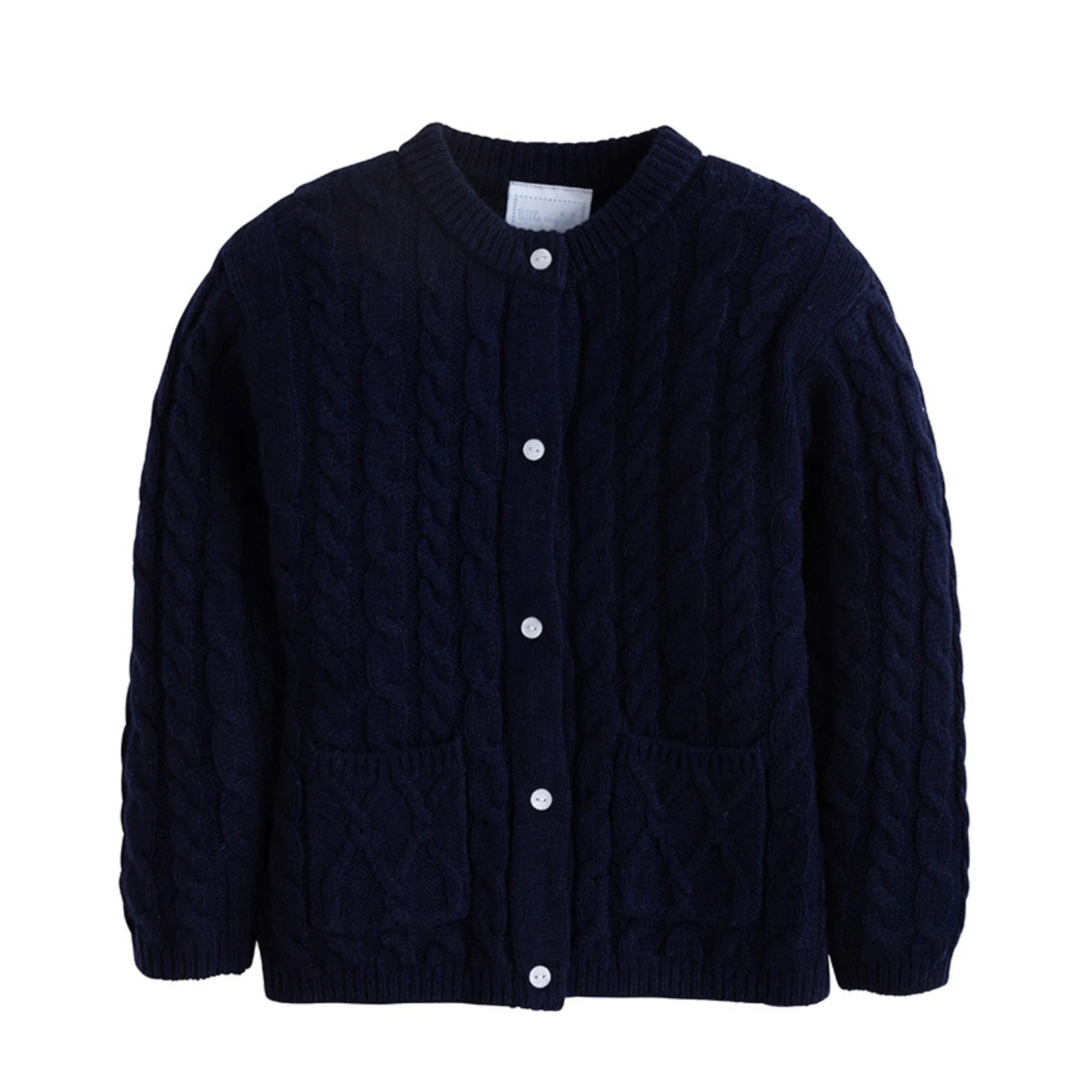 Classic Cashmere Cardigan - Navy