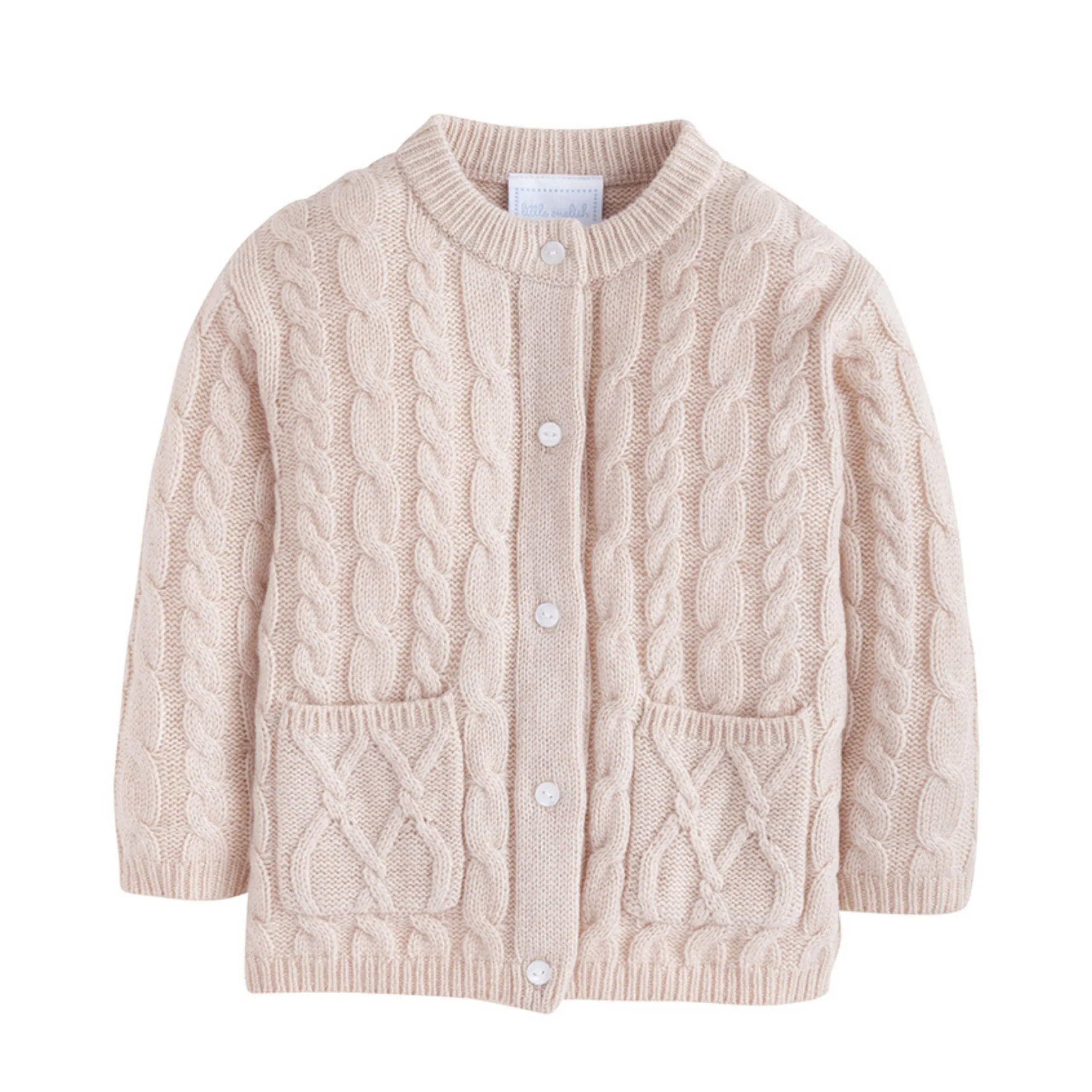 Classic Cashmere Cardigan - Oatmeal