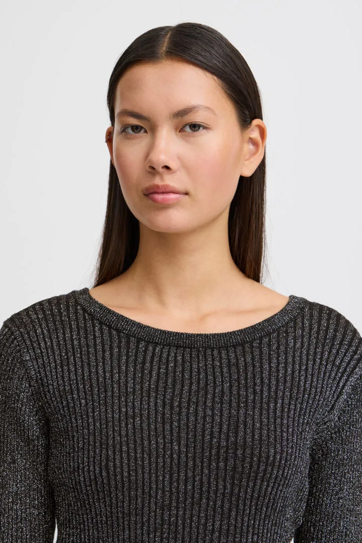 Cosimo Long Sleeve Top - Black