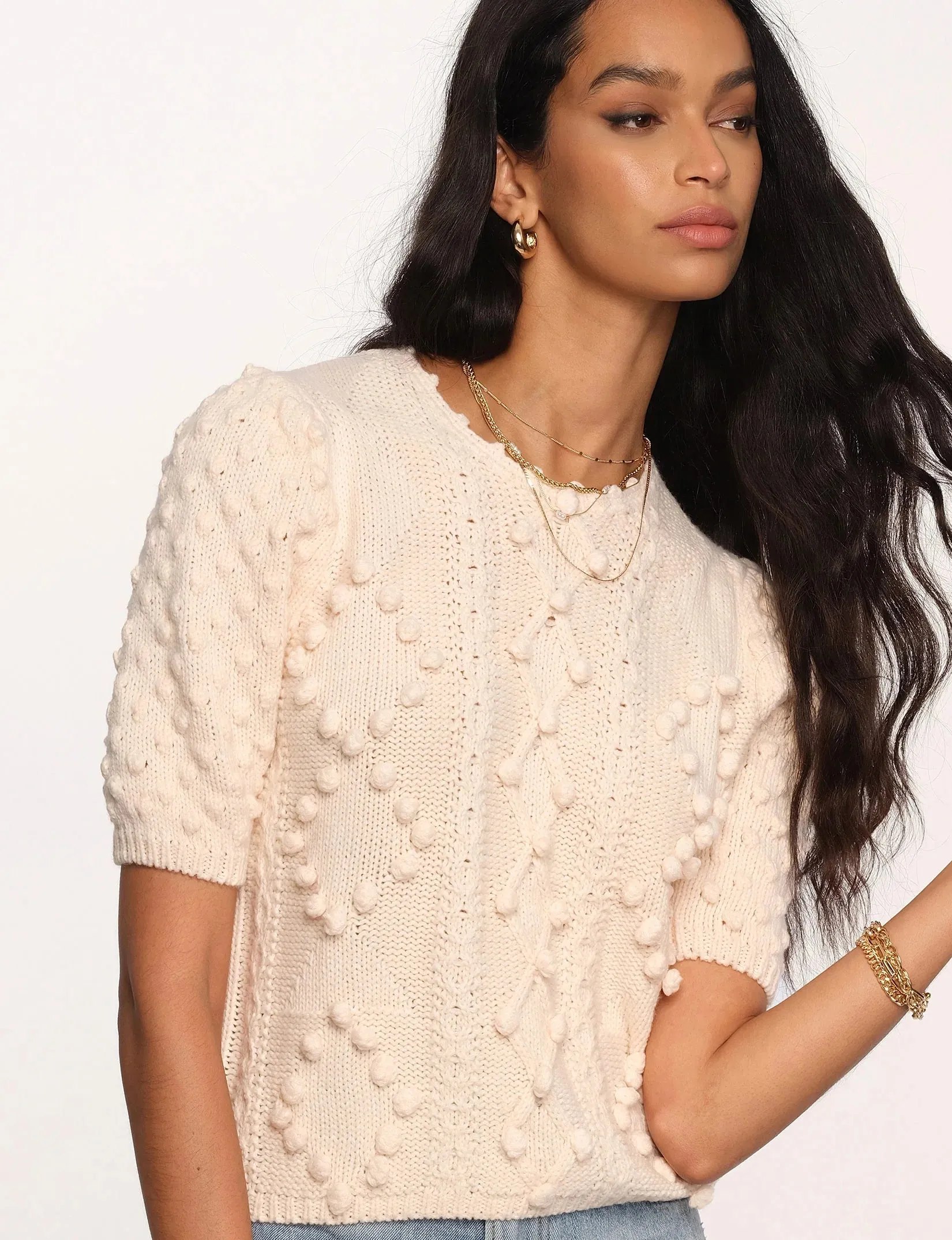 Cream Parmina Sweater