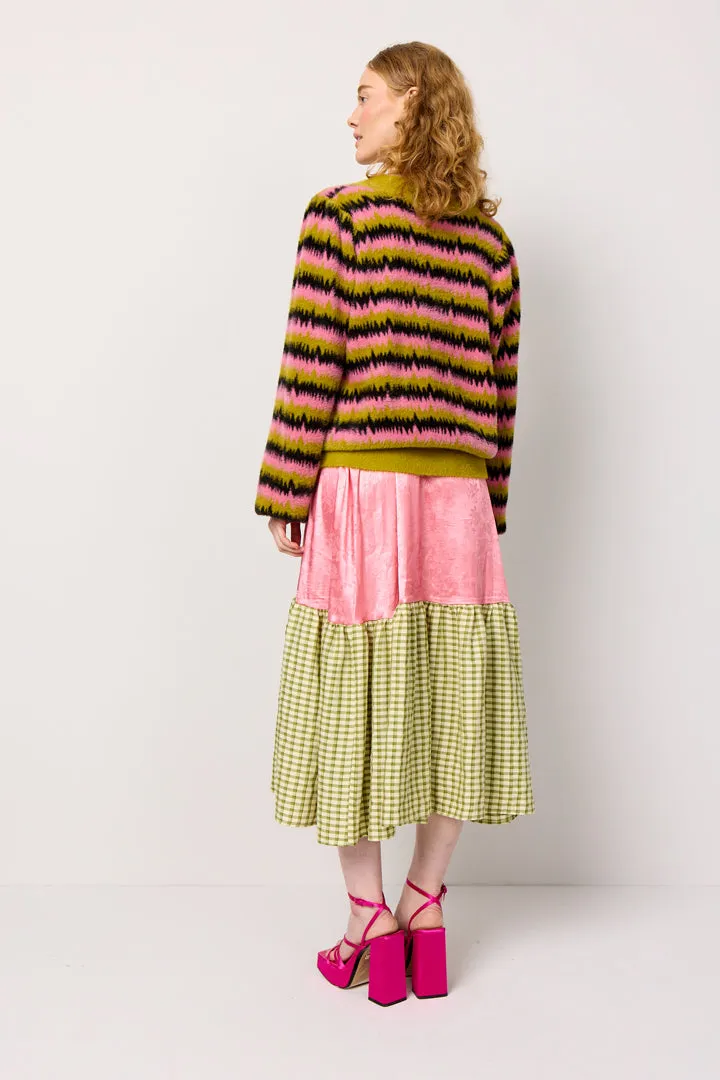 Dakota Knit Cardigan - Mix stripe