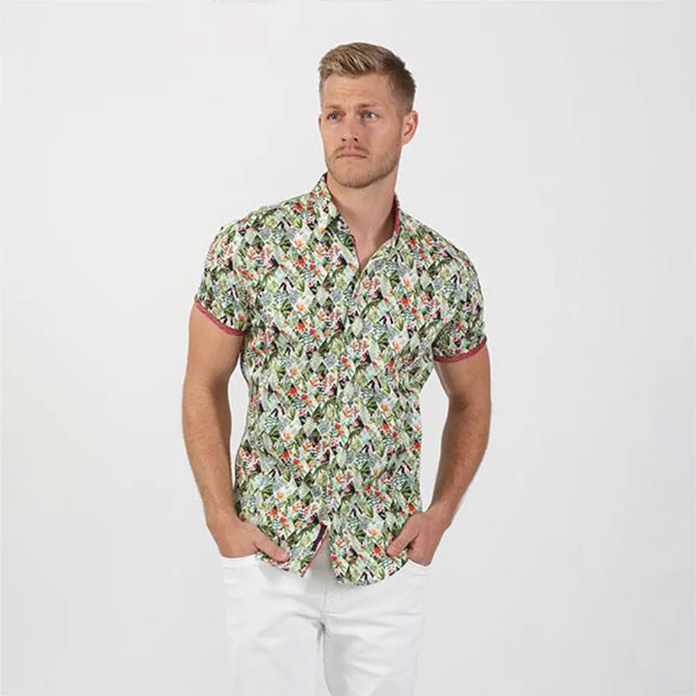 Diamond Palms Short Sleeve Shirt