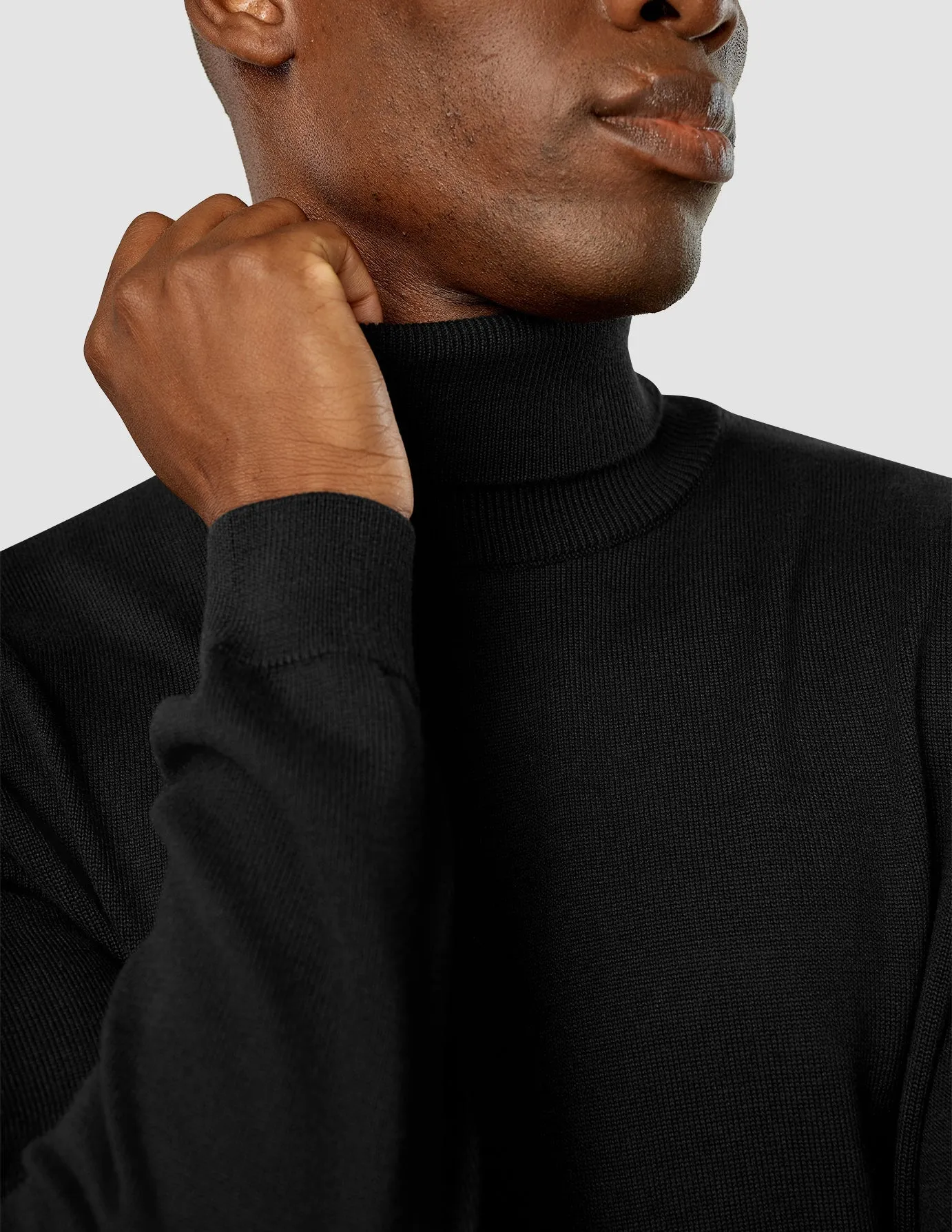 Everyday Knit Turtleneck Black