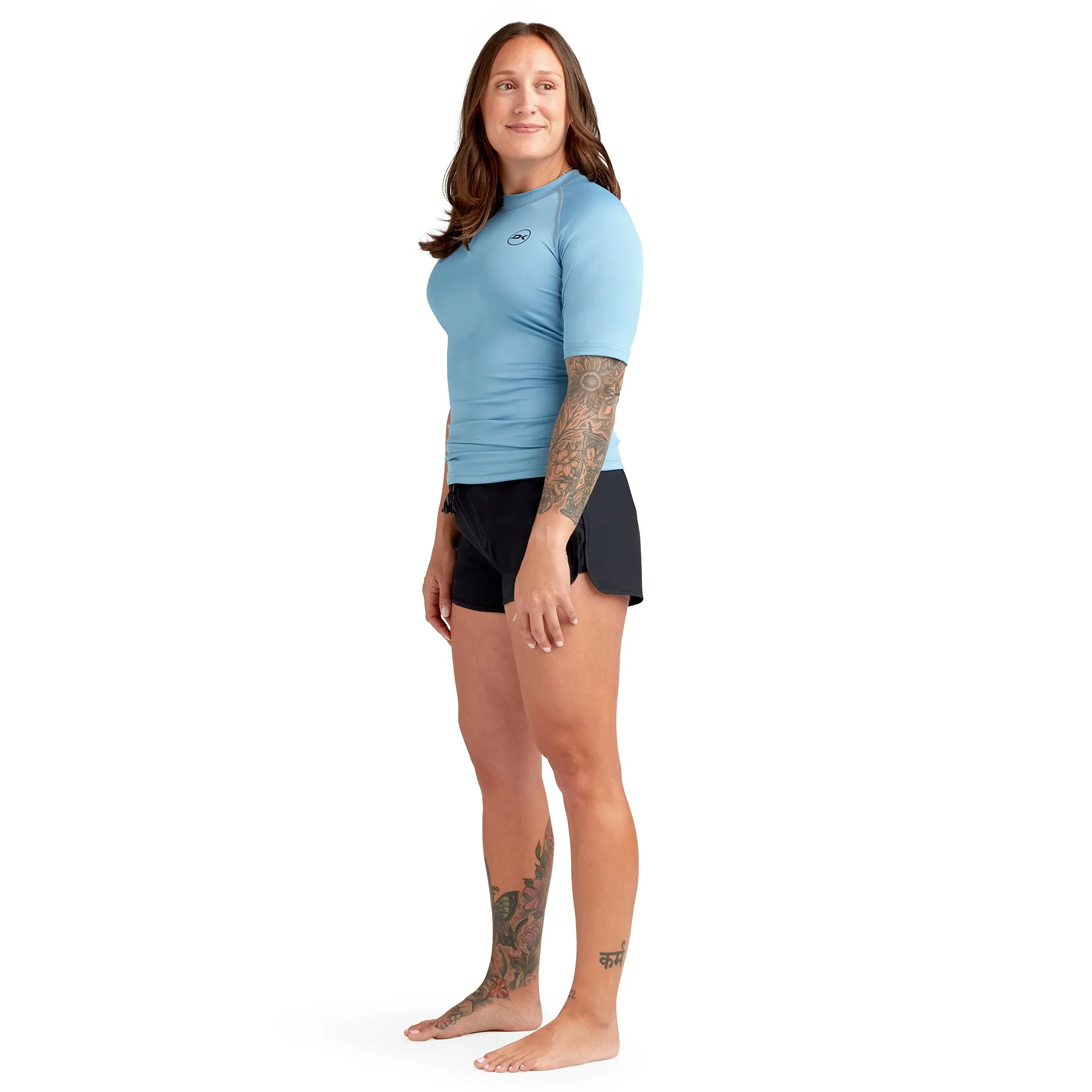 HD Snug Fit Short Sleeve Rashguard Crew - Women's