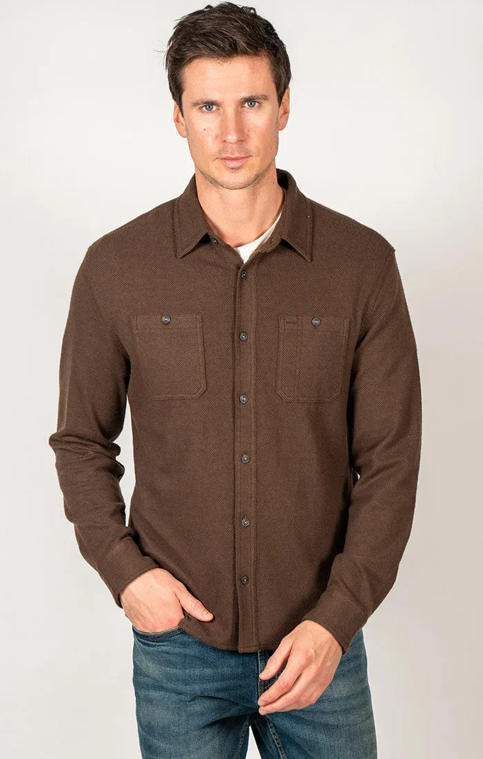 Knit Flannel Shirt