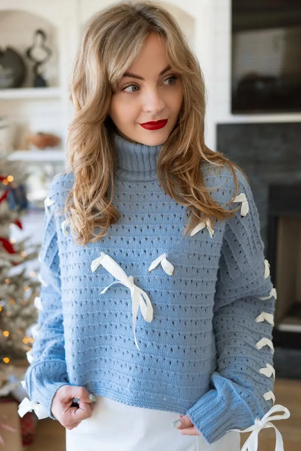 Layla Dusty Blue Sweater