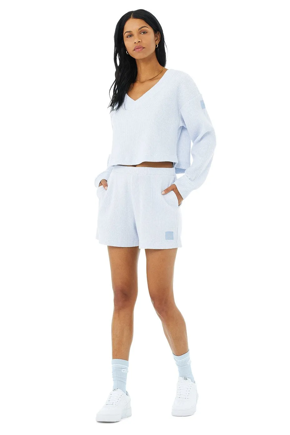 Muse V-Neck Pullover & Muse Short Set