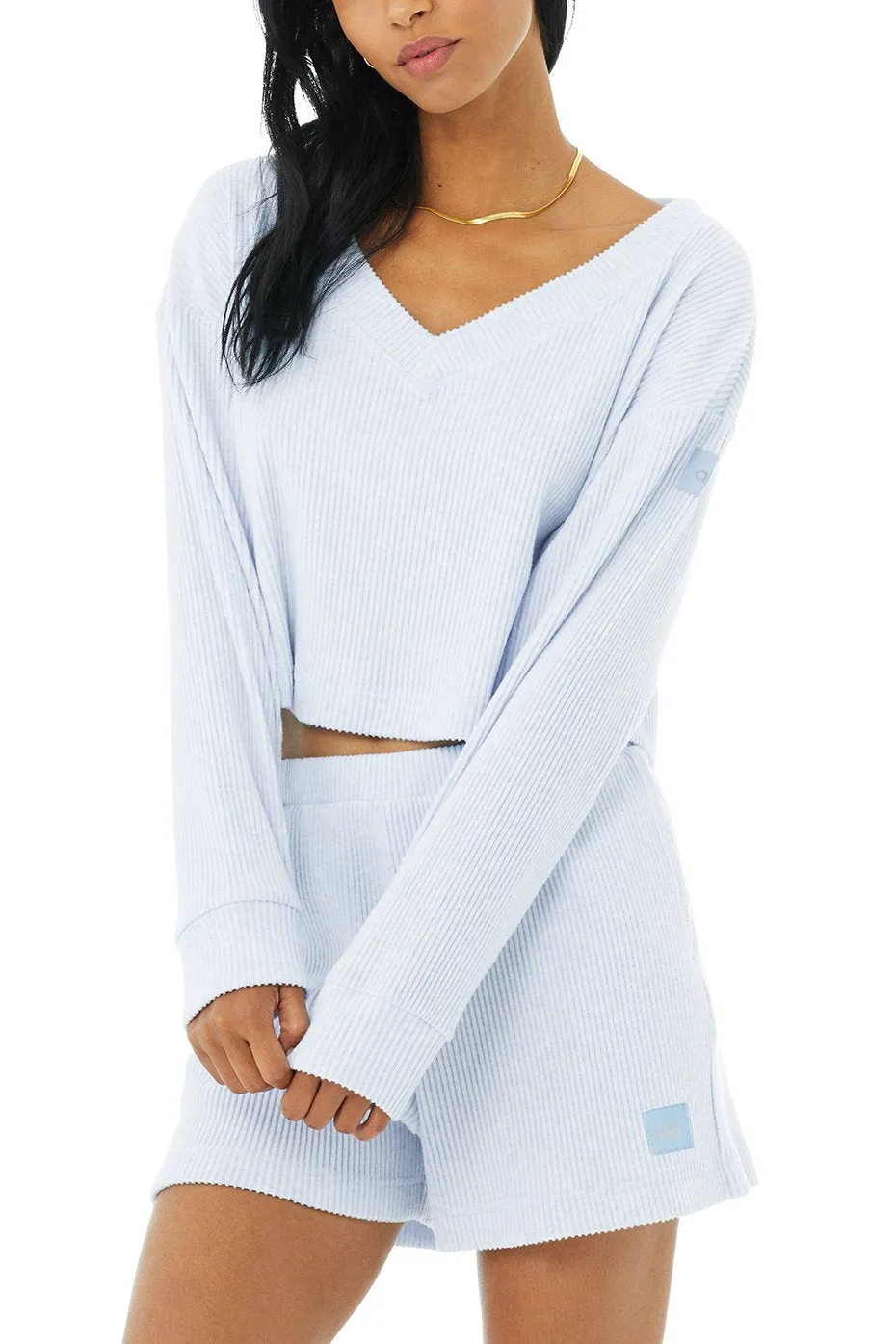 Muse V-Neck Pullover & Muse Short Set