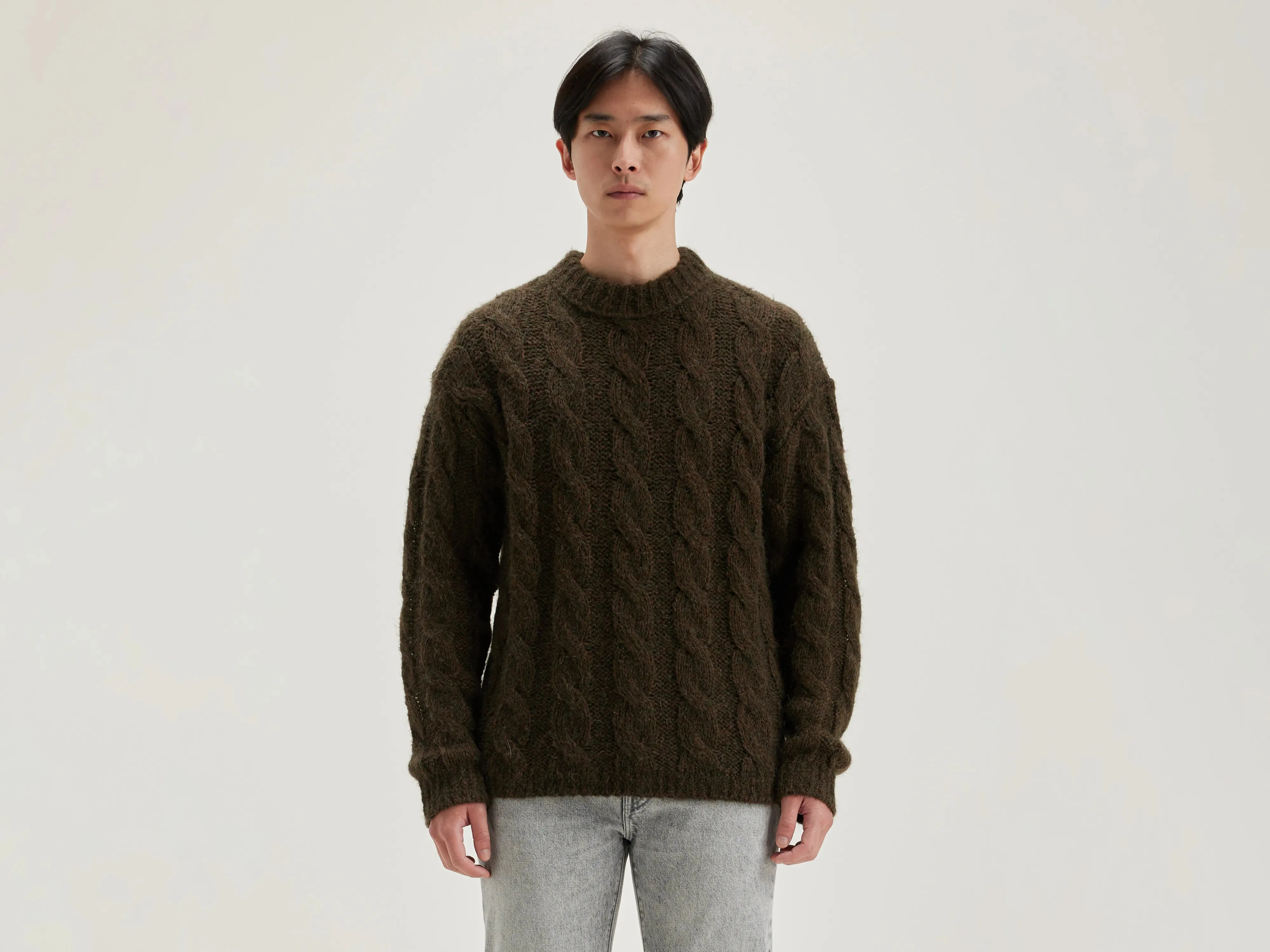 Noft cable-knit sweater (242 / M / COMBO B)