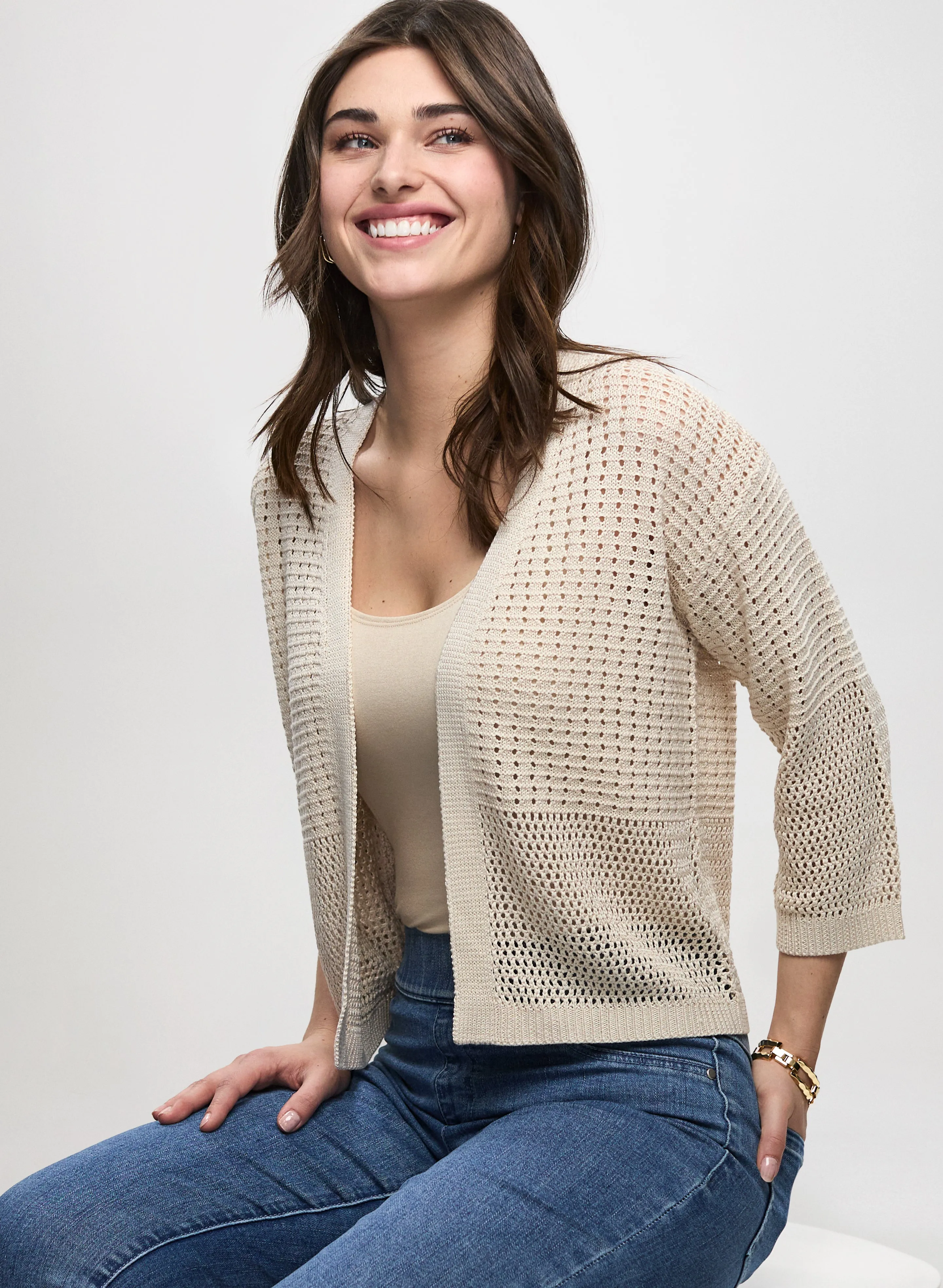 Open-Knit Cardigan