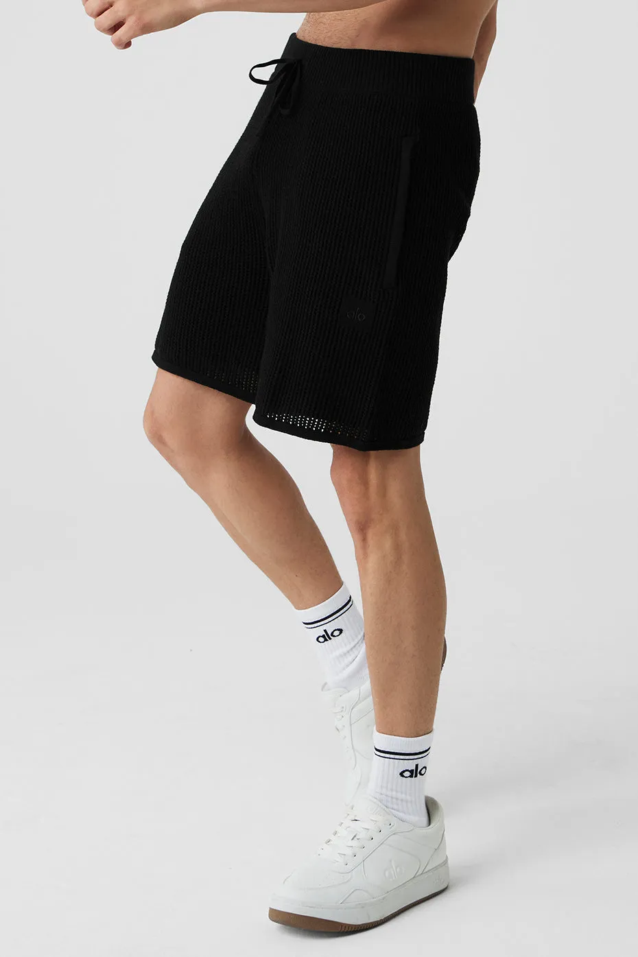 Open-Knit Short - Black