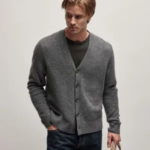 Recycled Cashmere Cardigan - Flannel