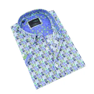 Retro Funk Print Short Sleeve Shirt