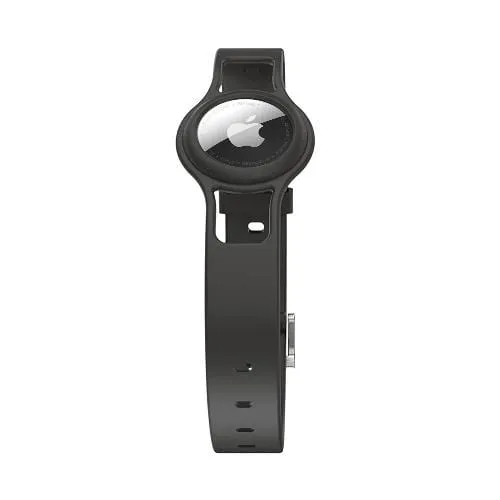 Sahara Black Silicone Dog Collar - Apple AirTag = AT00017