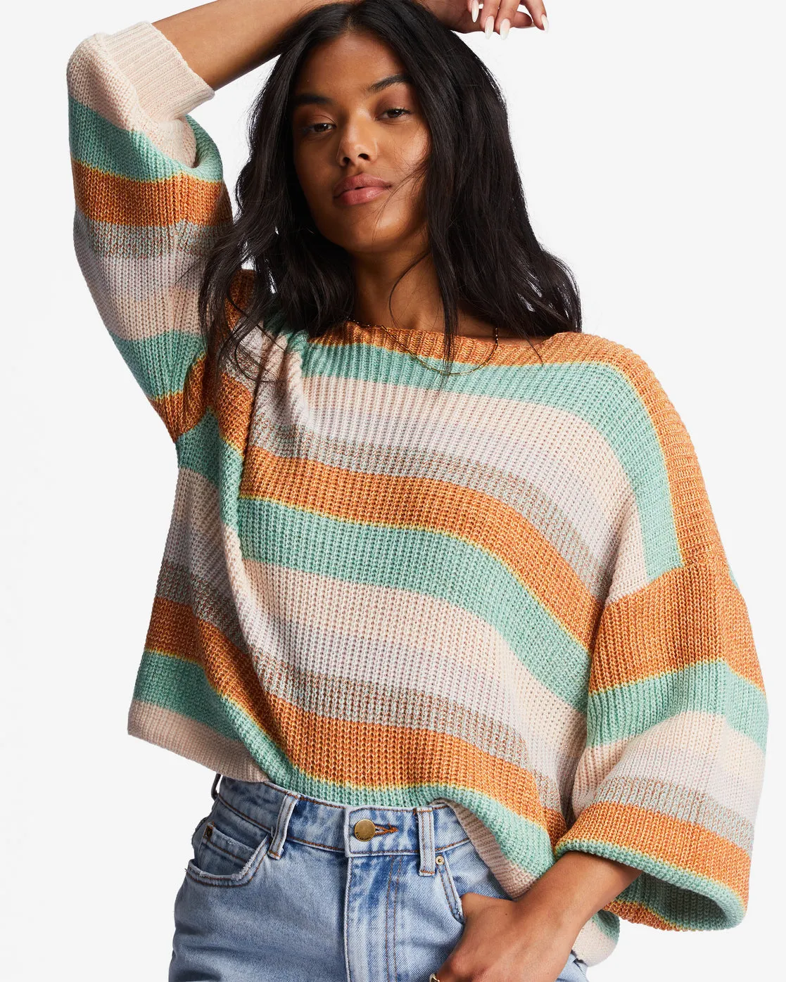 Spaced Out Pullover Sweater - Multi