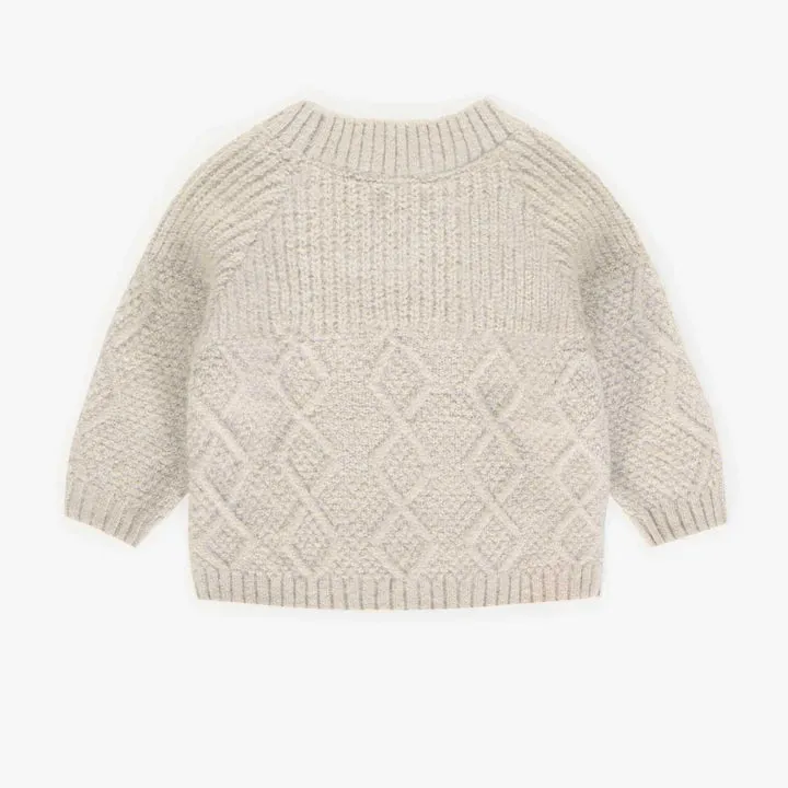 The Finn Knitted Sweater - Cream - BABY