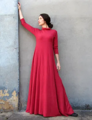 Turtleneck Eclipse Wanderer Long Dress