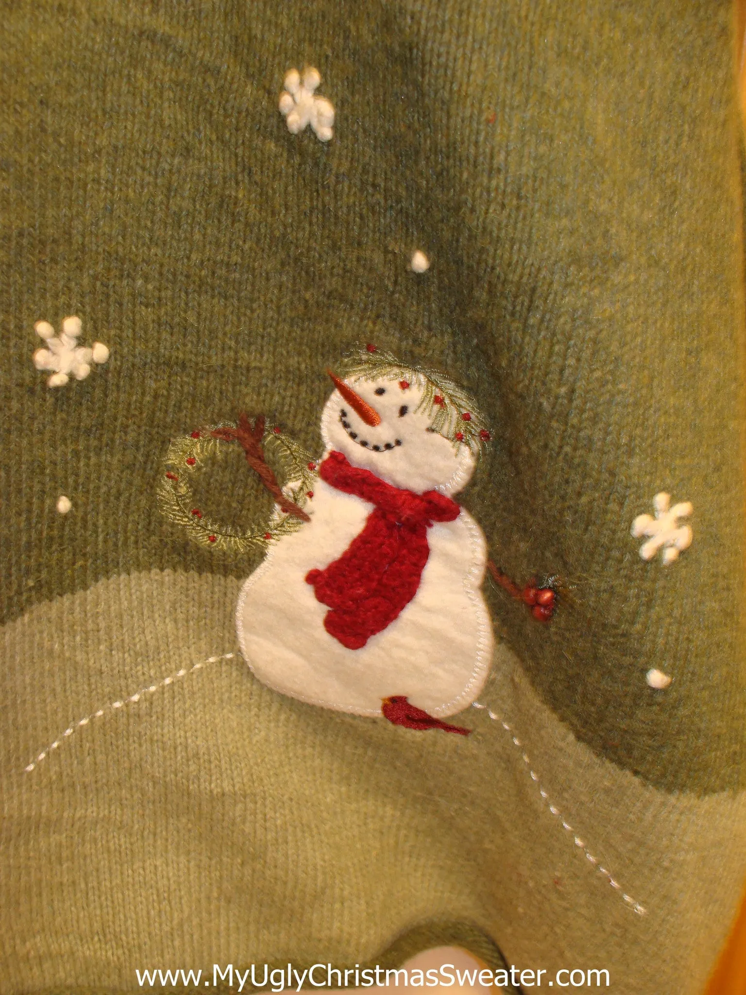 Ugly Christmas Sweater Wms Mens XXXL Snowmen