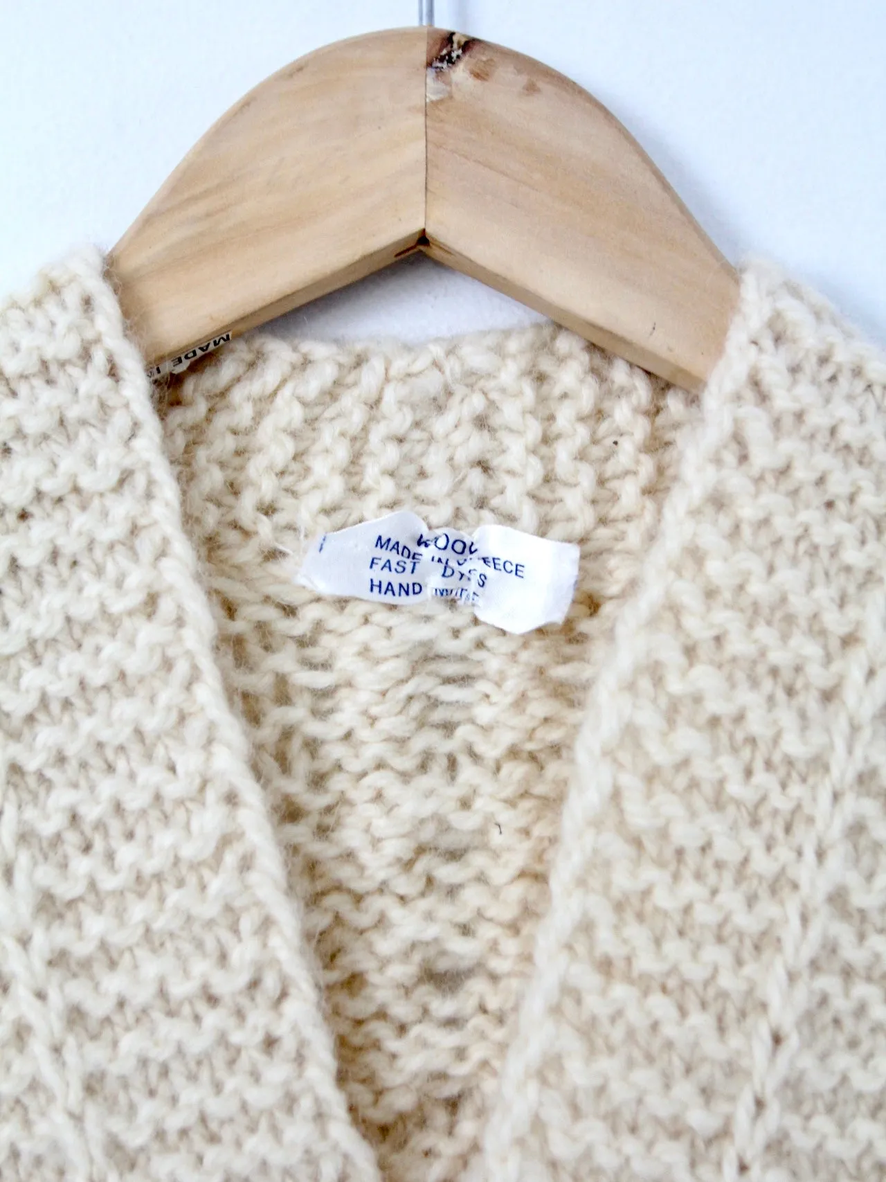 vintage Greek wool sweater