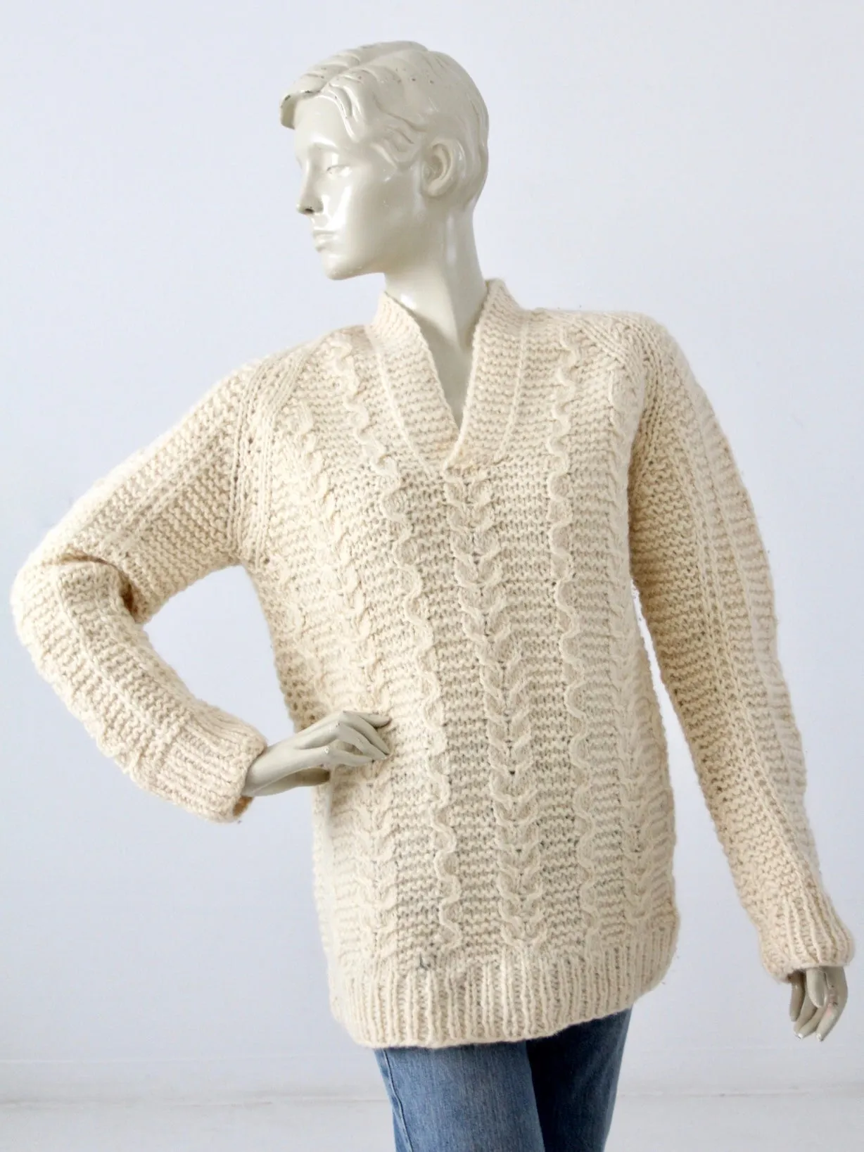 vintage Greek wool sweater