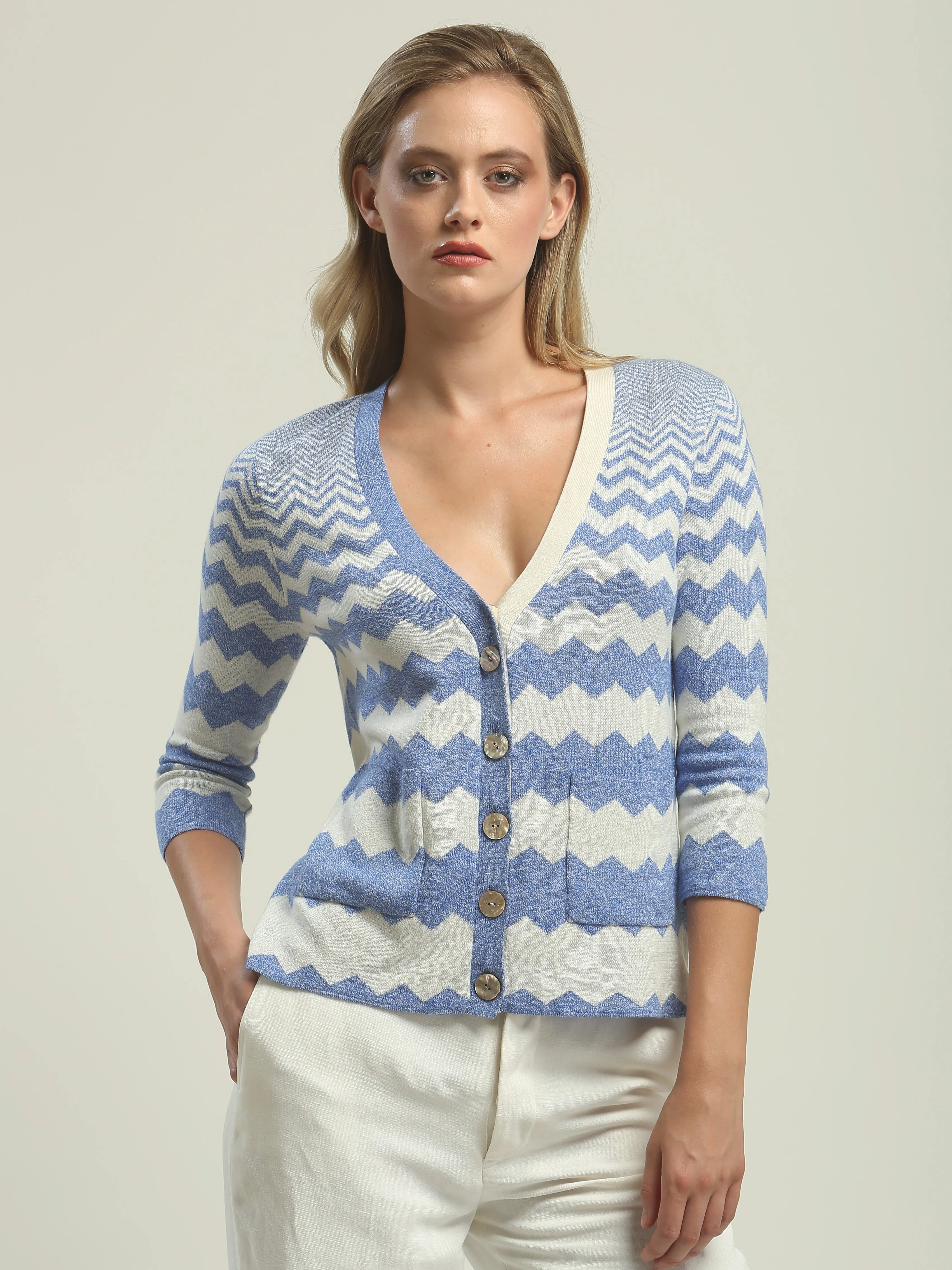 Zig Zag Cardigan