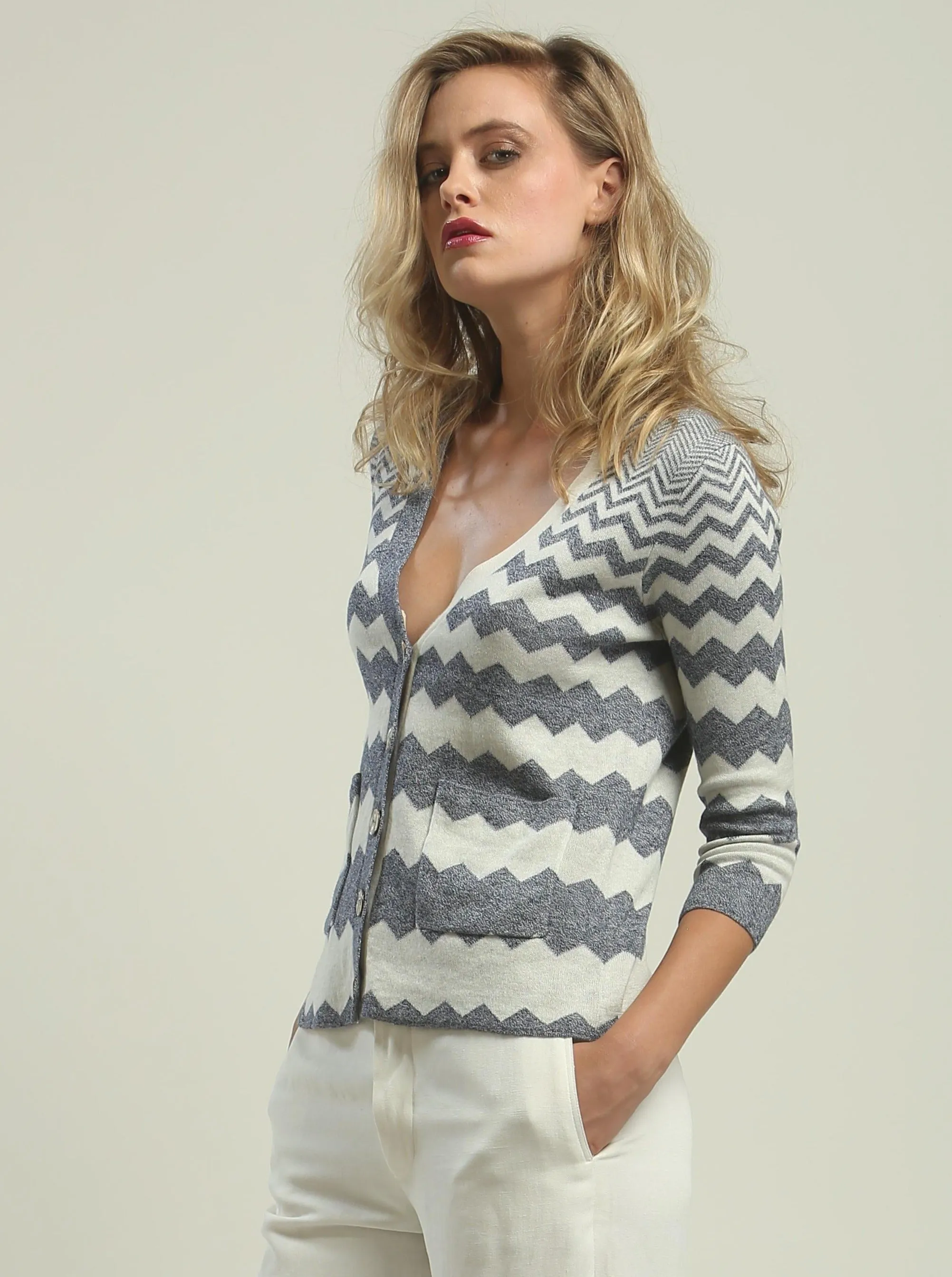 Zig Zag Cardigan